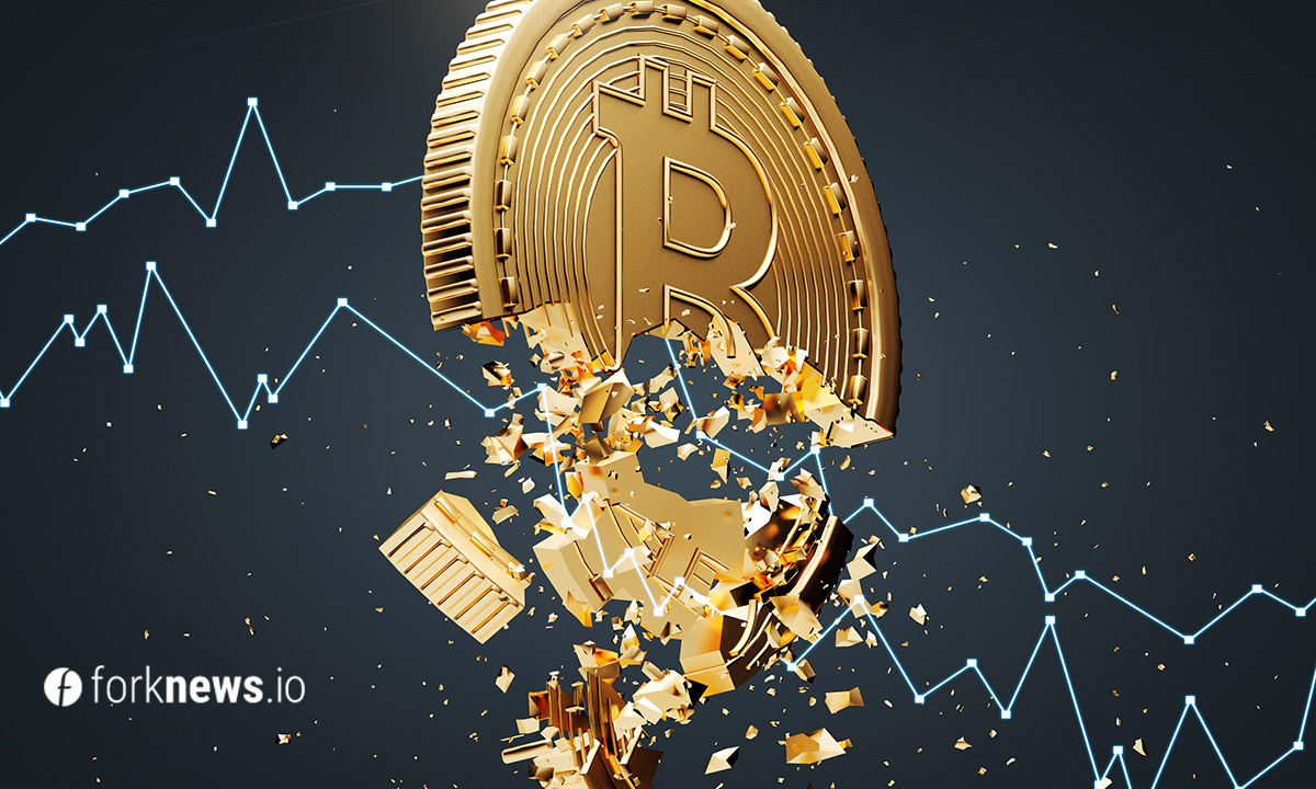 Цена Bitcoin упала ниже $50,000, ликвидировав позиций на $1.5  миллиарда